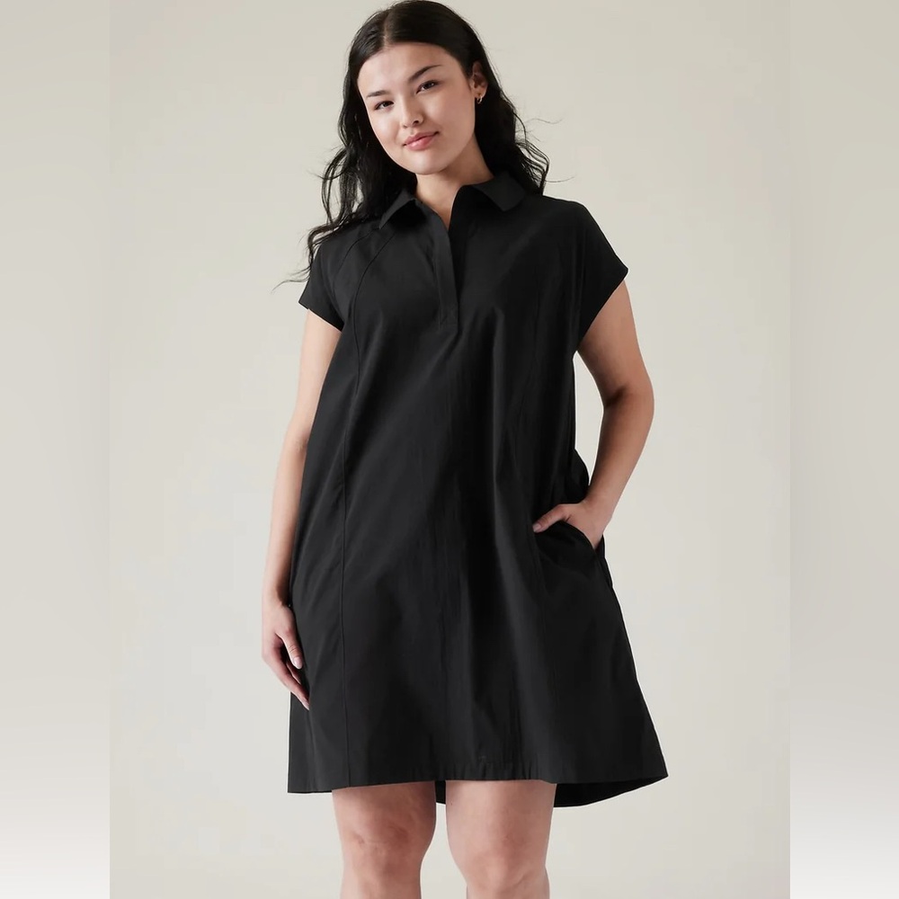 Athleta Performance Poplin Dress
